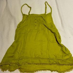 ARIZONA Lime Green Loose Tank Top